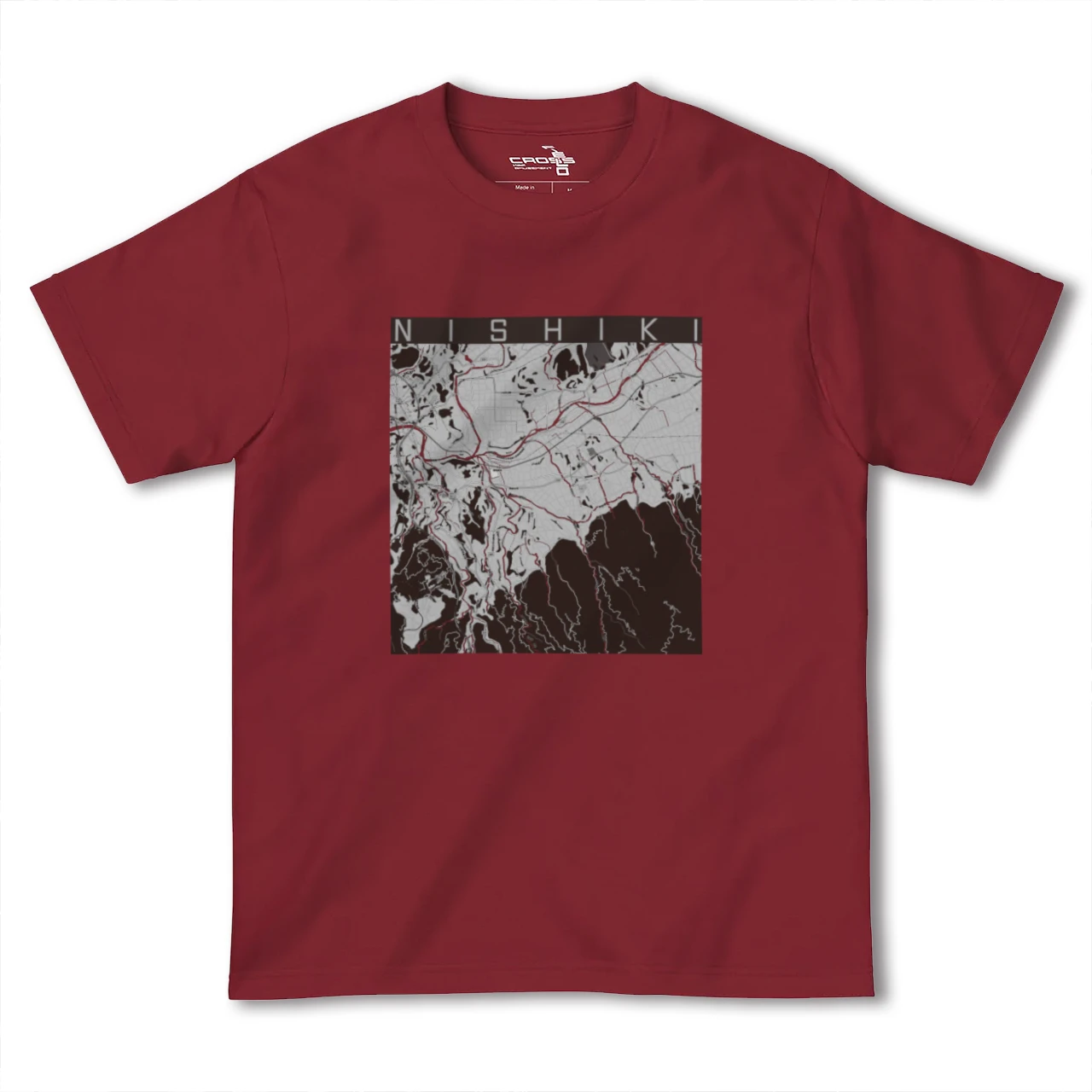 【錦(熊本県)】地図柄ヘビーウェイトTシャツ