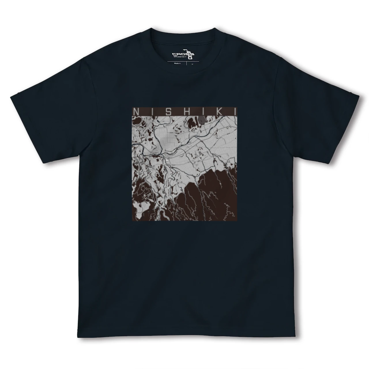 【錦(熊本県)】地図柄ヘビーウェイトTシャツ