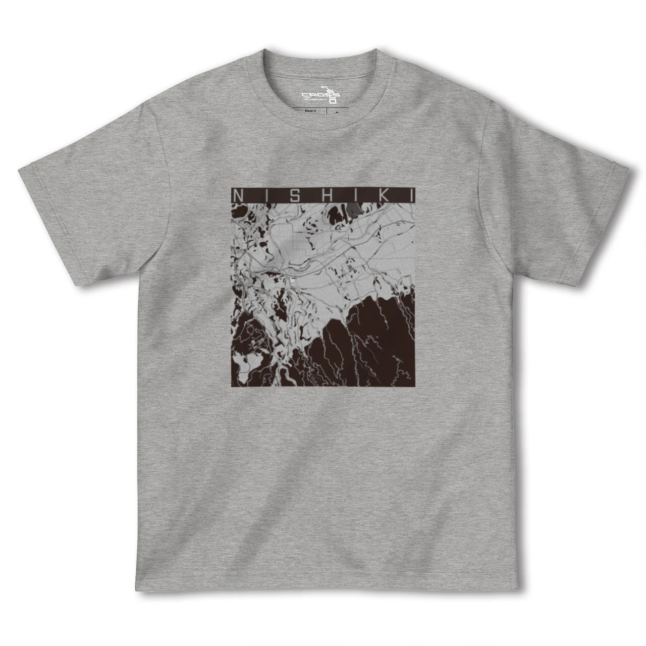 【錦(熊本県)】地図柄ヘビーウェイトTシャツ