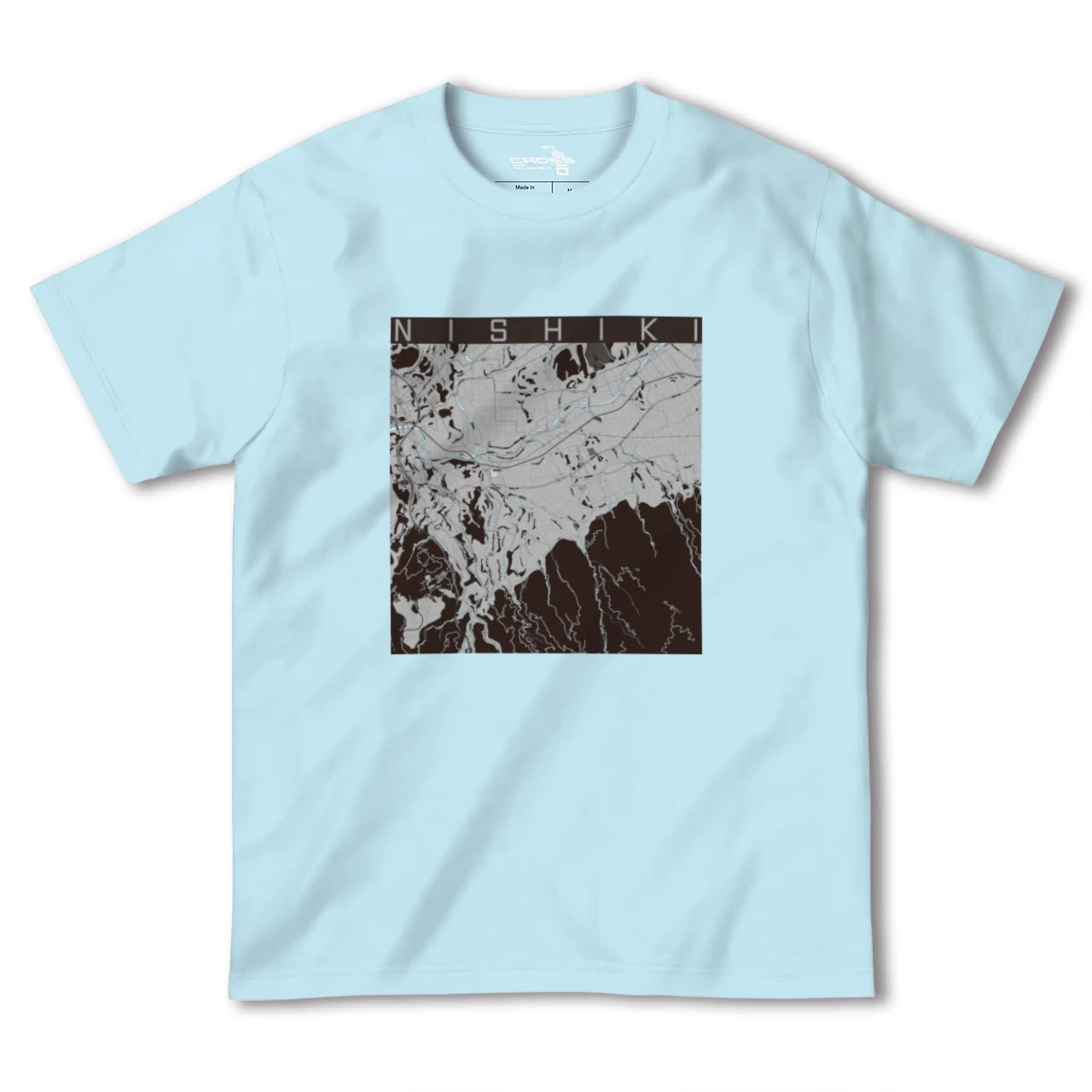 【錦(熊本県)】地図柄ヘビーウェイトTシャツ