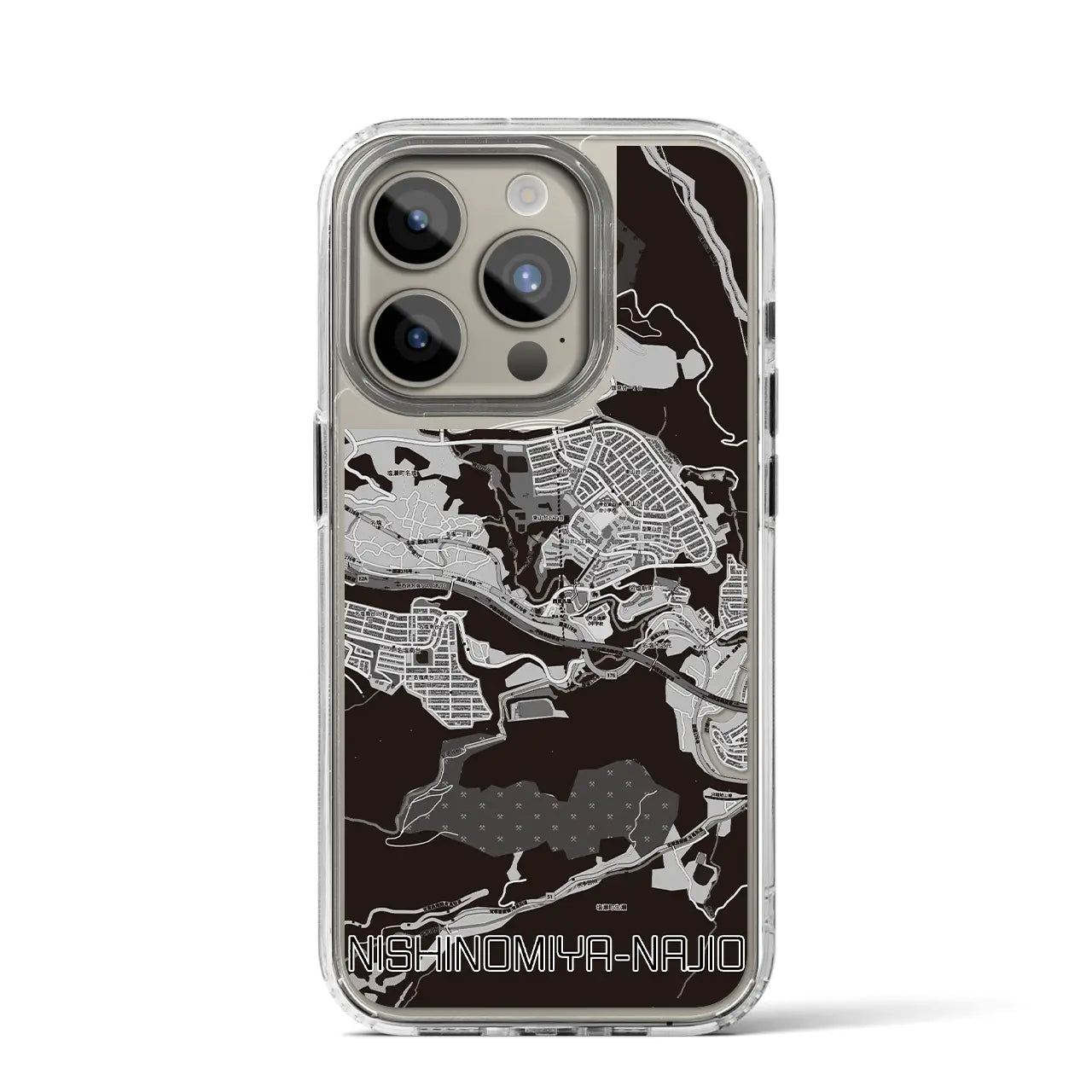 【西宮名塩(兵庫県)】地図柄iPhoneケース(MagSafeタイプ)