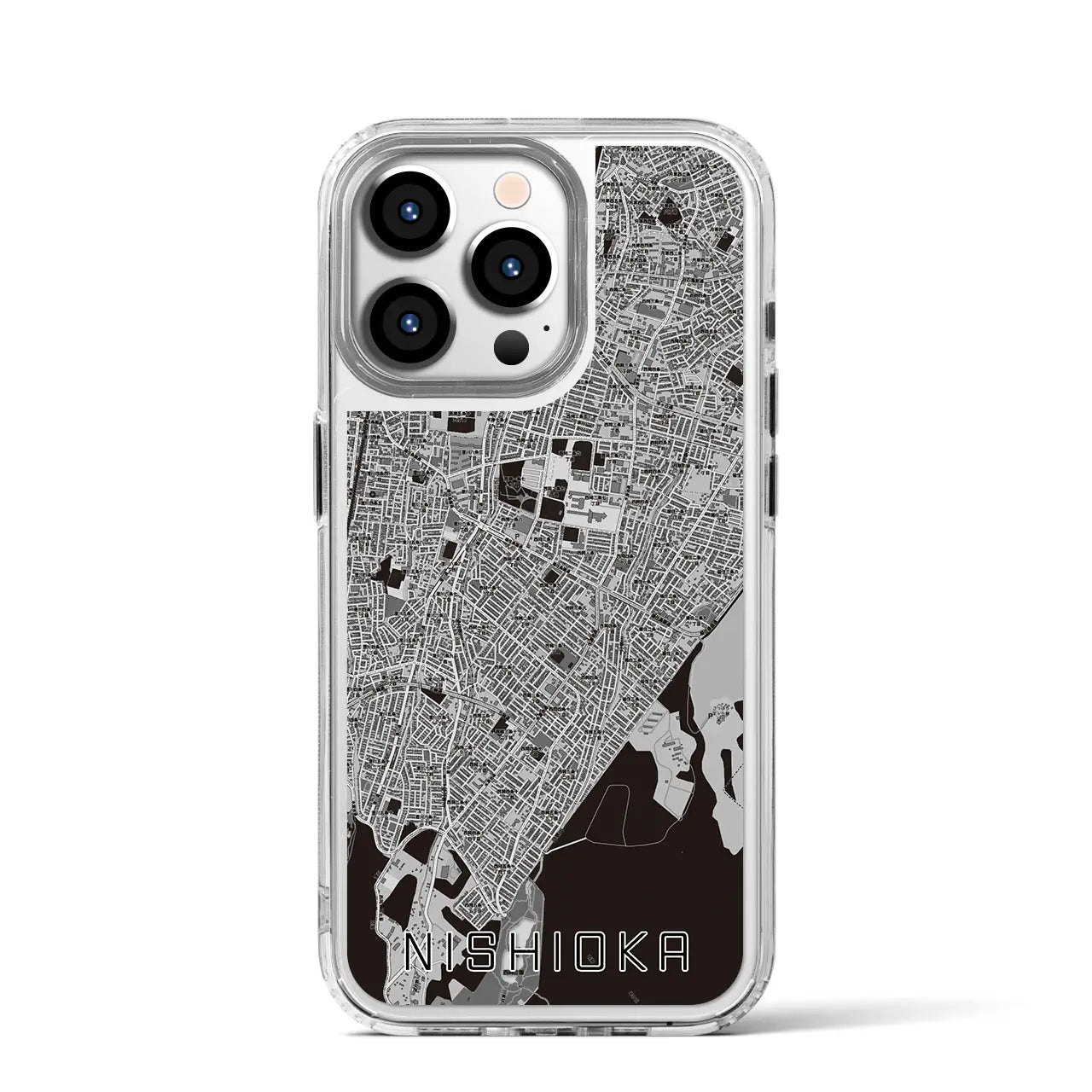 【西岡(北海道)】地図柄iPhoneケース(MagSafeタイプ)