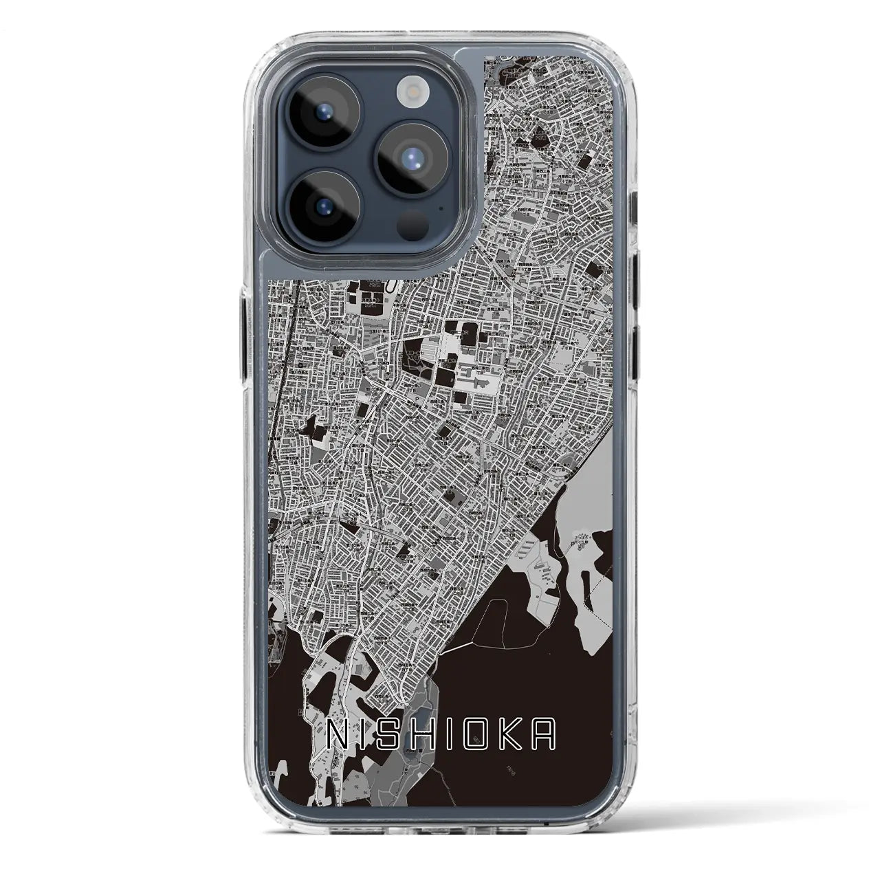 【西岡(北海道)】地図柄iPhoneケース(MagSafeタイプ)