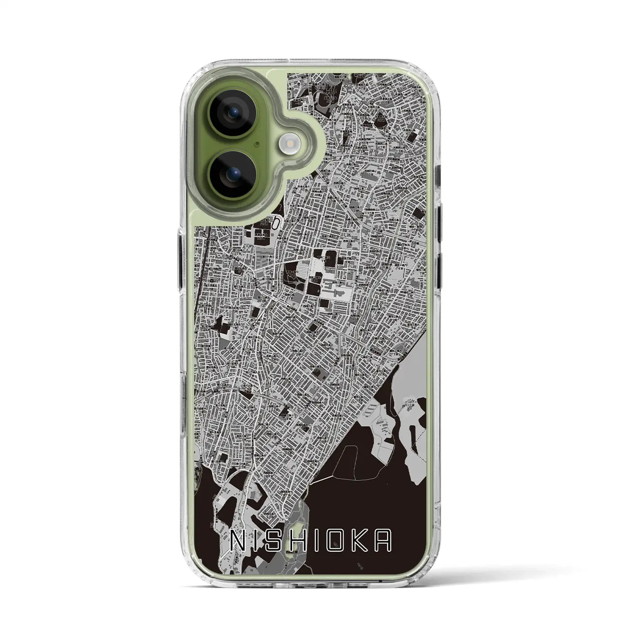 【西岡(北海道)】地図柄iPhoneケース(MagSafeタイプ)