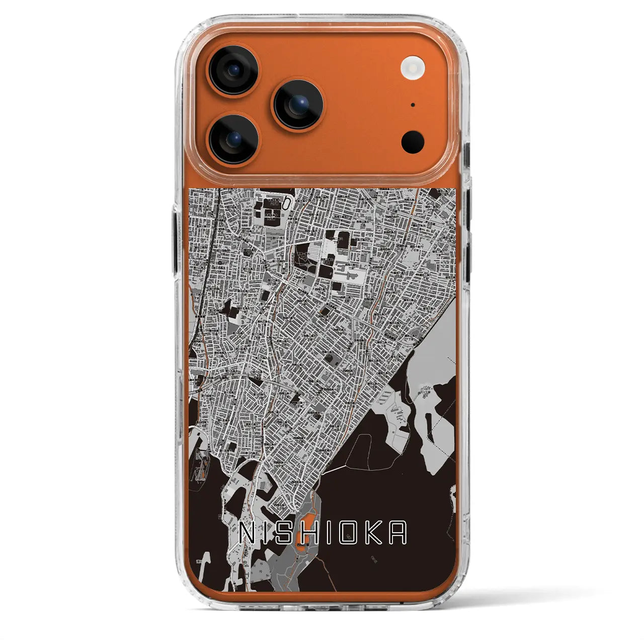 【西岡(北海道)】地図柄iPhoneケース(MagSafeタイプ)