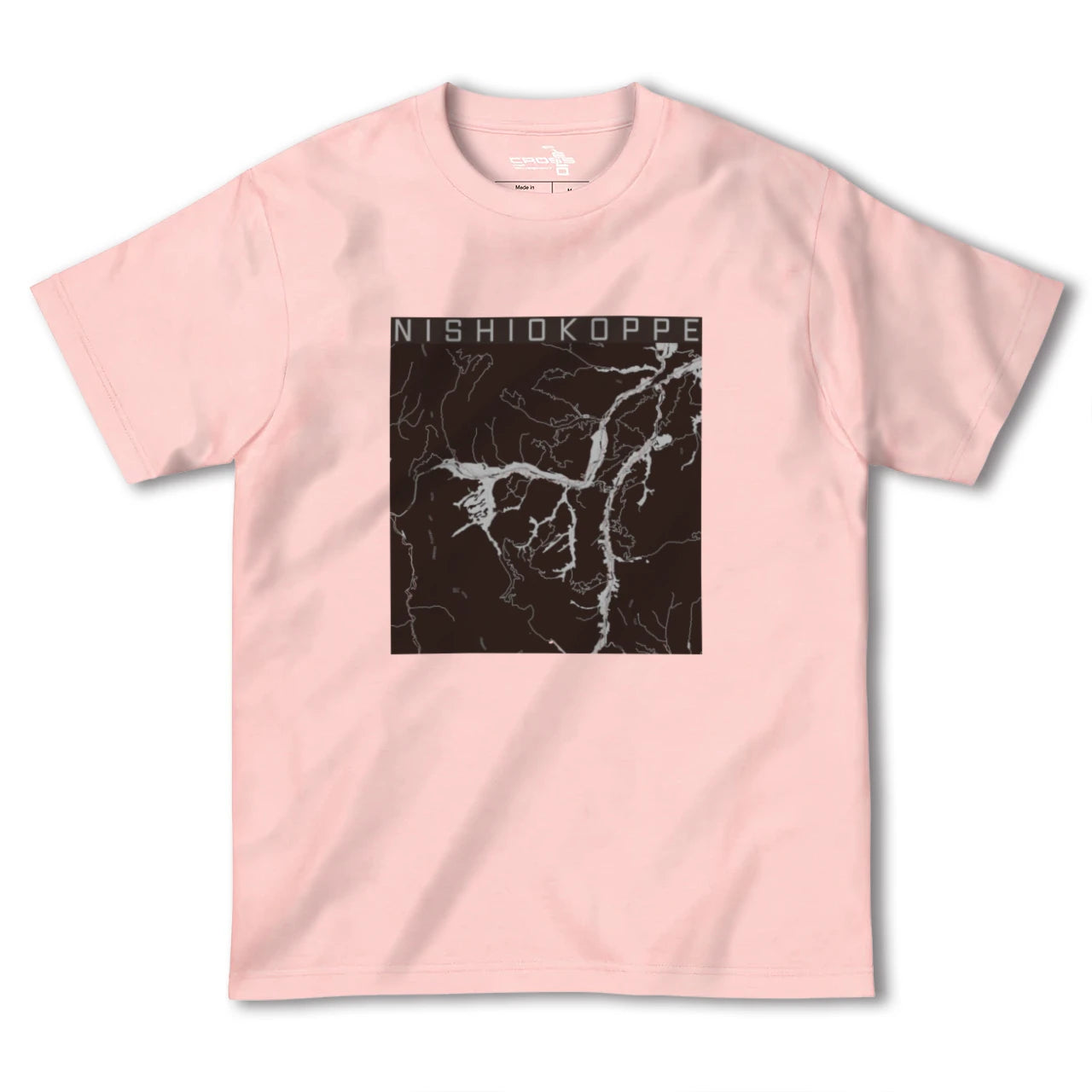 【西興部(北海道)】地図柄ヘビーウェイトTシャツ