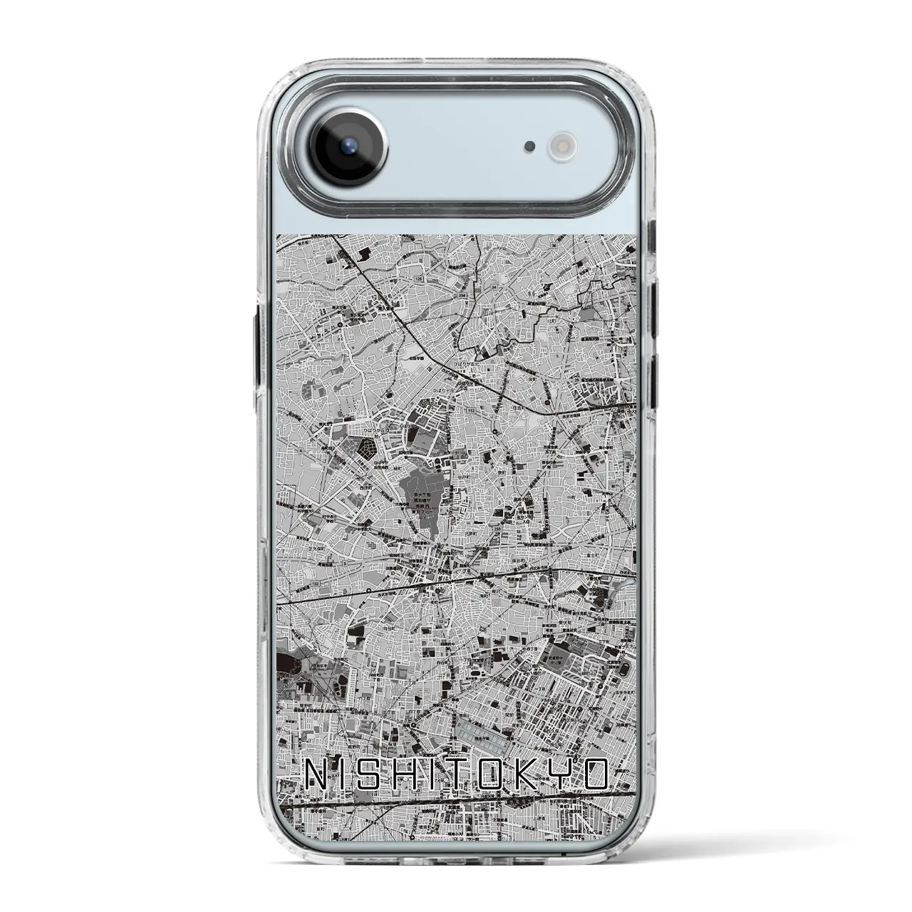 【西東京(東京都)】地図柄iPhoneケース(MagSafeタイプ)