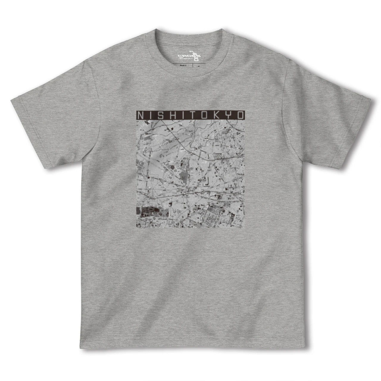 【西東京(東京都)】地図柄ヘビーウェイトTシャツ