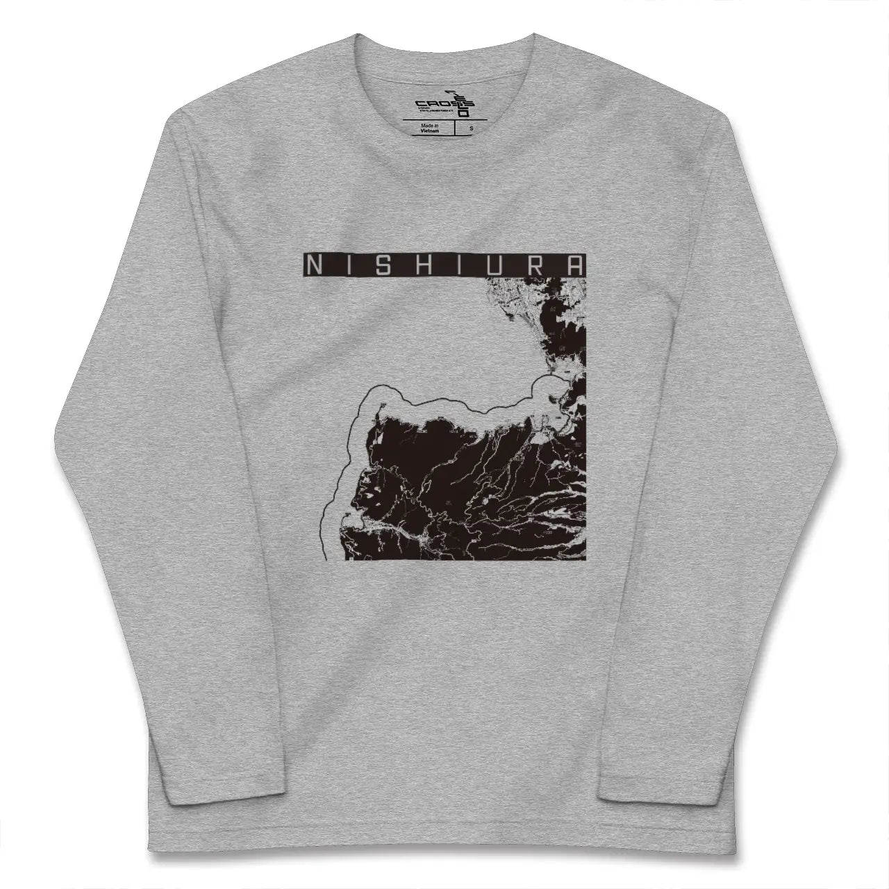 【西浦(静岡県)】地図柄ロングスリーブTシャツ