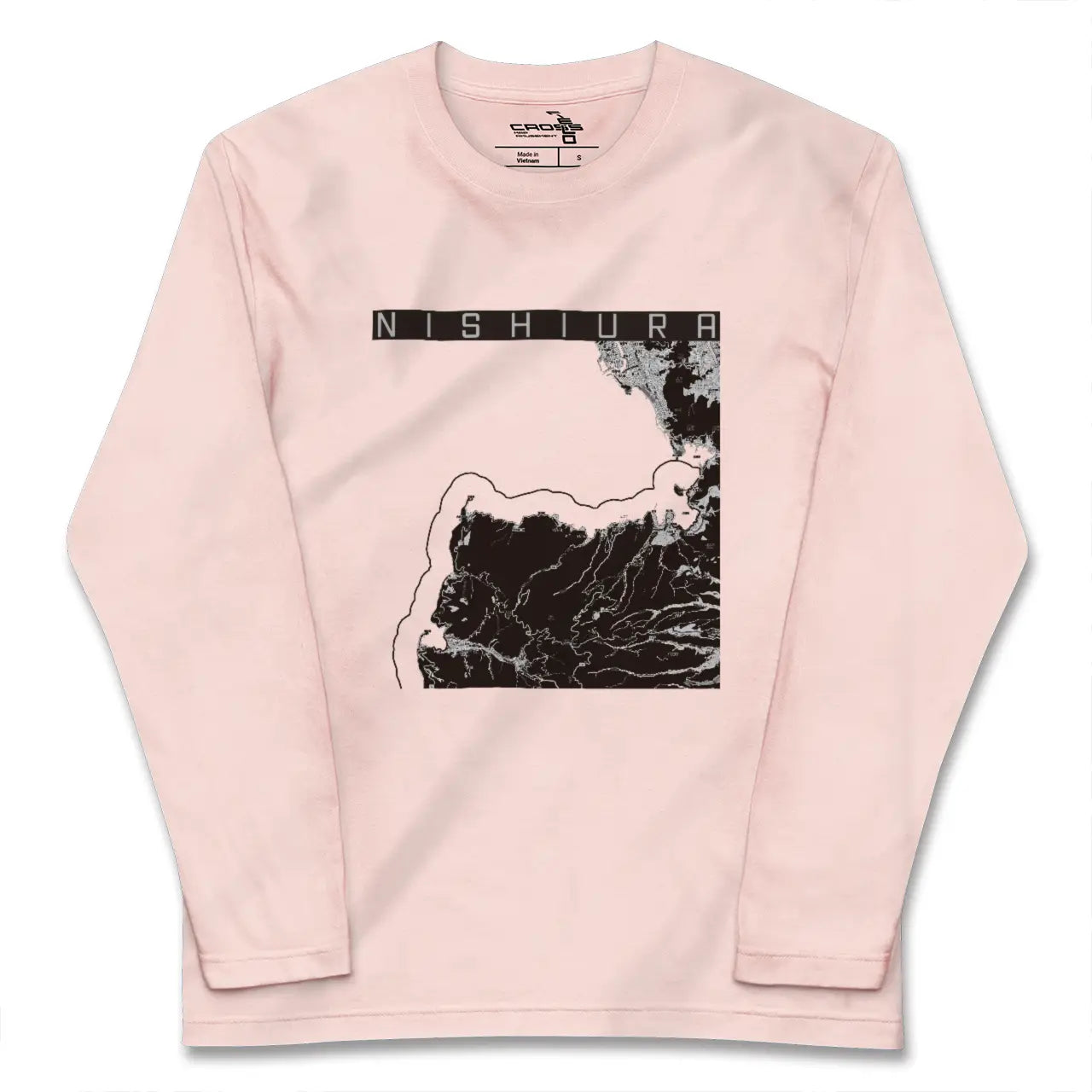【西浦(静岡県)】地図柄ロングスリーブTシャツ