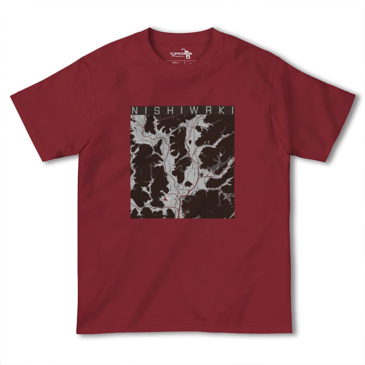 【西脇(兵庫県)】地図柄ヘビーウェイトTシャツ