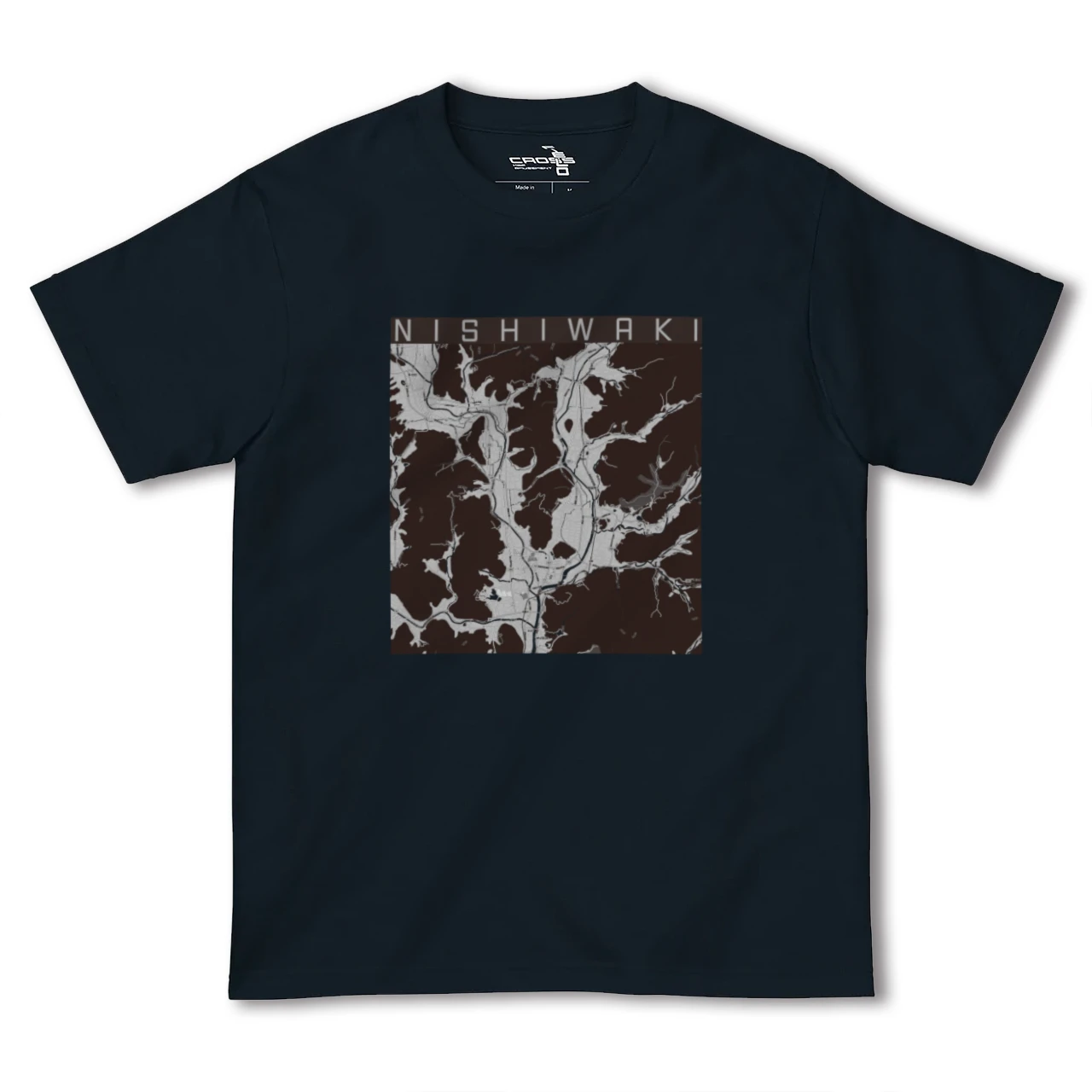 【西脇(兵庫県)】地図柄ヘビーウェイトTシャツ