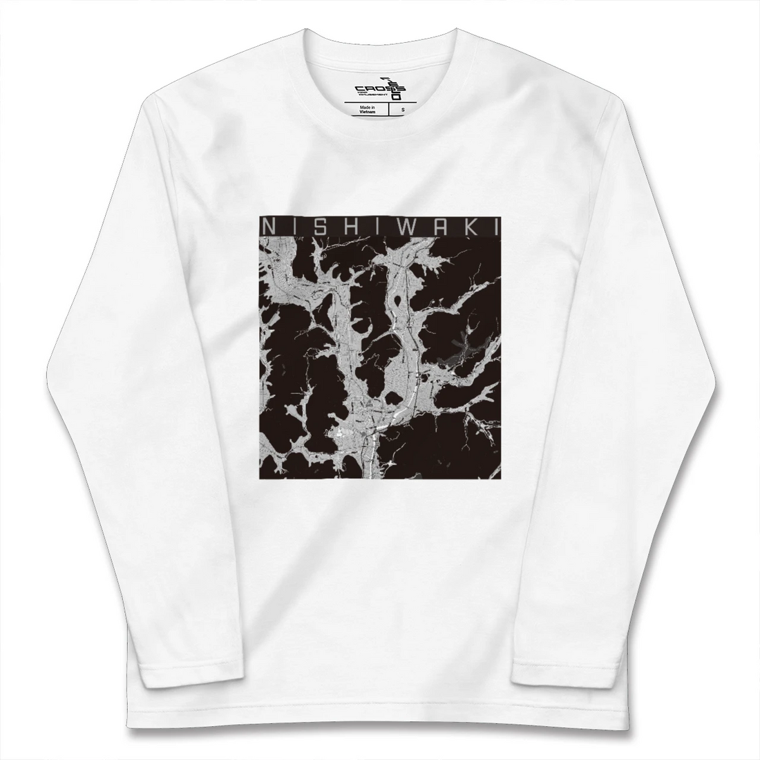 【西脇(兵庫県)】地図柄ロングスリーブTシャツ