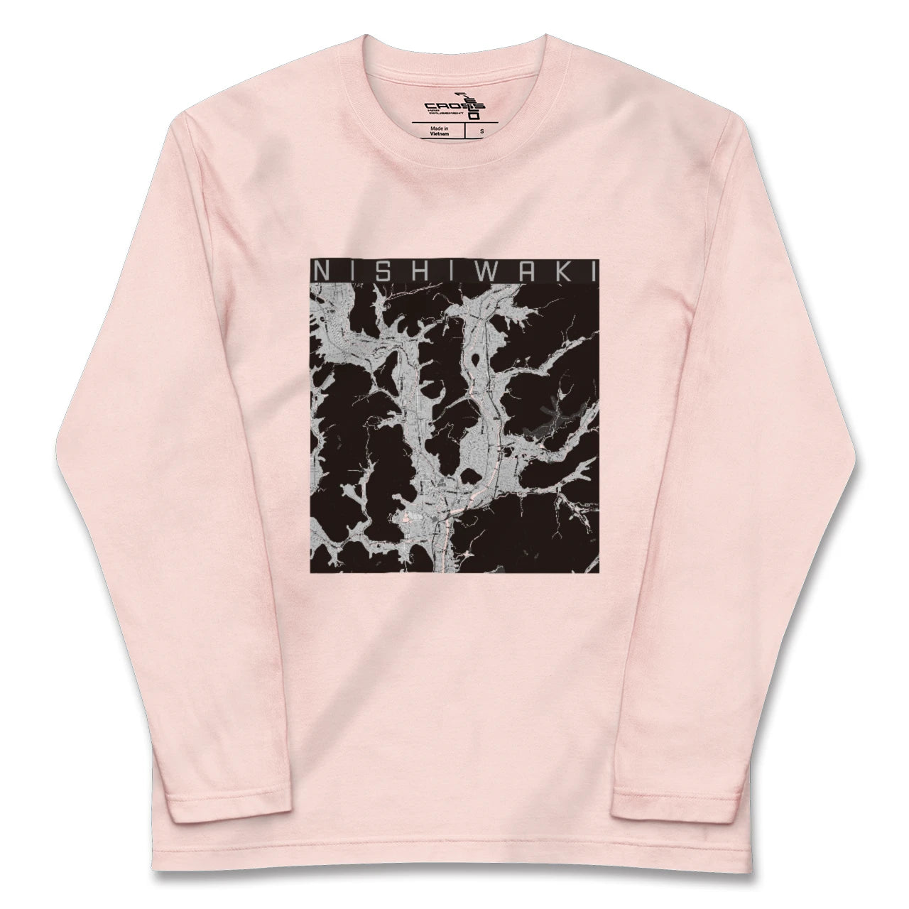 【西脇(兵庫県)】地図柄ロングスリーブTシャツ