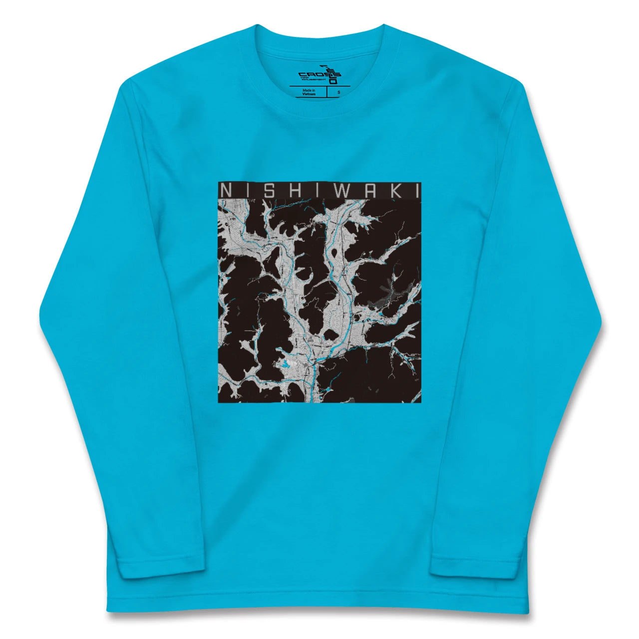 【西脇(兵庫県)】地図柄ロングスリーブTシャツ