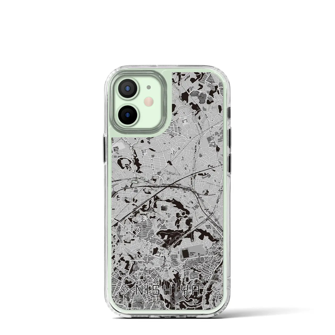 【西谷(神奈川県)】地図柄iPhoneケース(MagSafeタイプ)