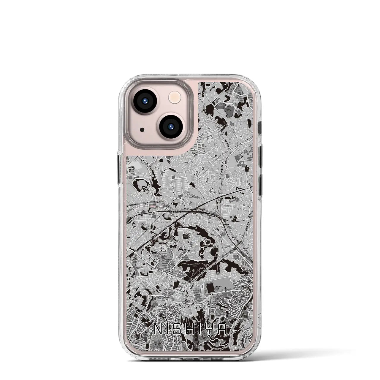 【西谷(神奈川県)】地図柄iPhoneケース(MagSafeタイプ)