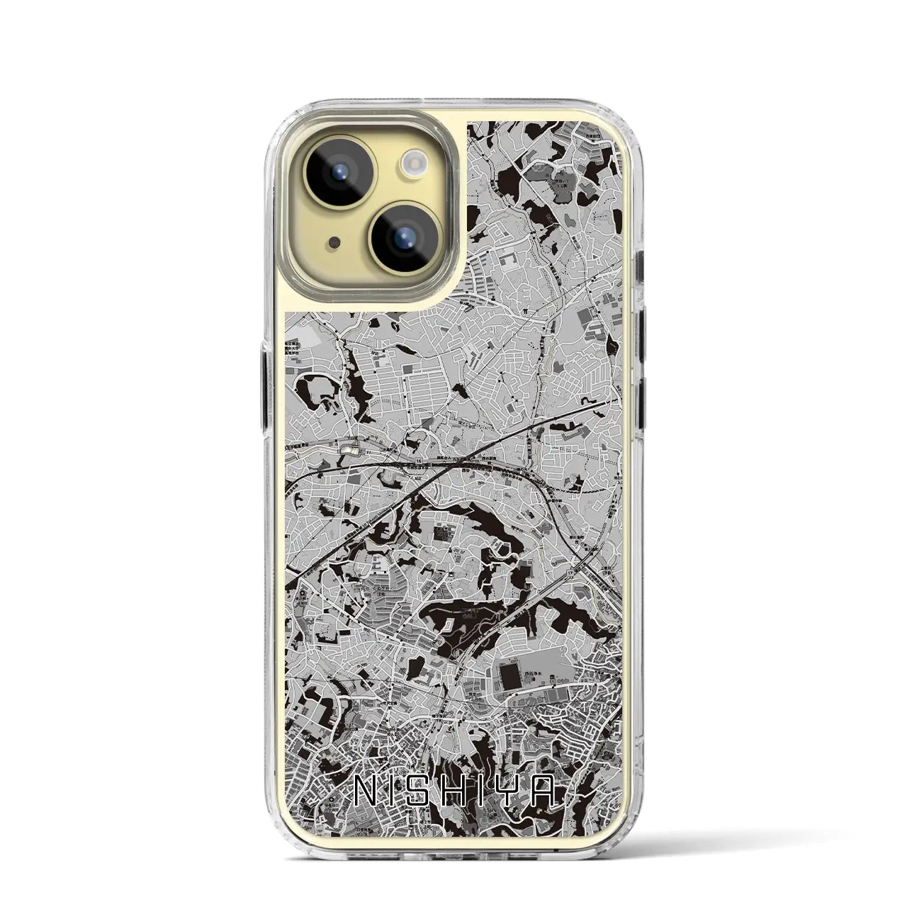 【西谷(神奈川県)】地図柄iPhoneケース(MagSafeタイプ)