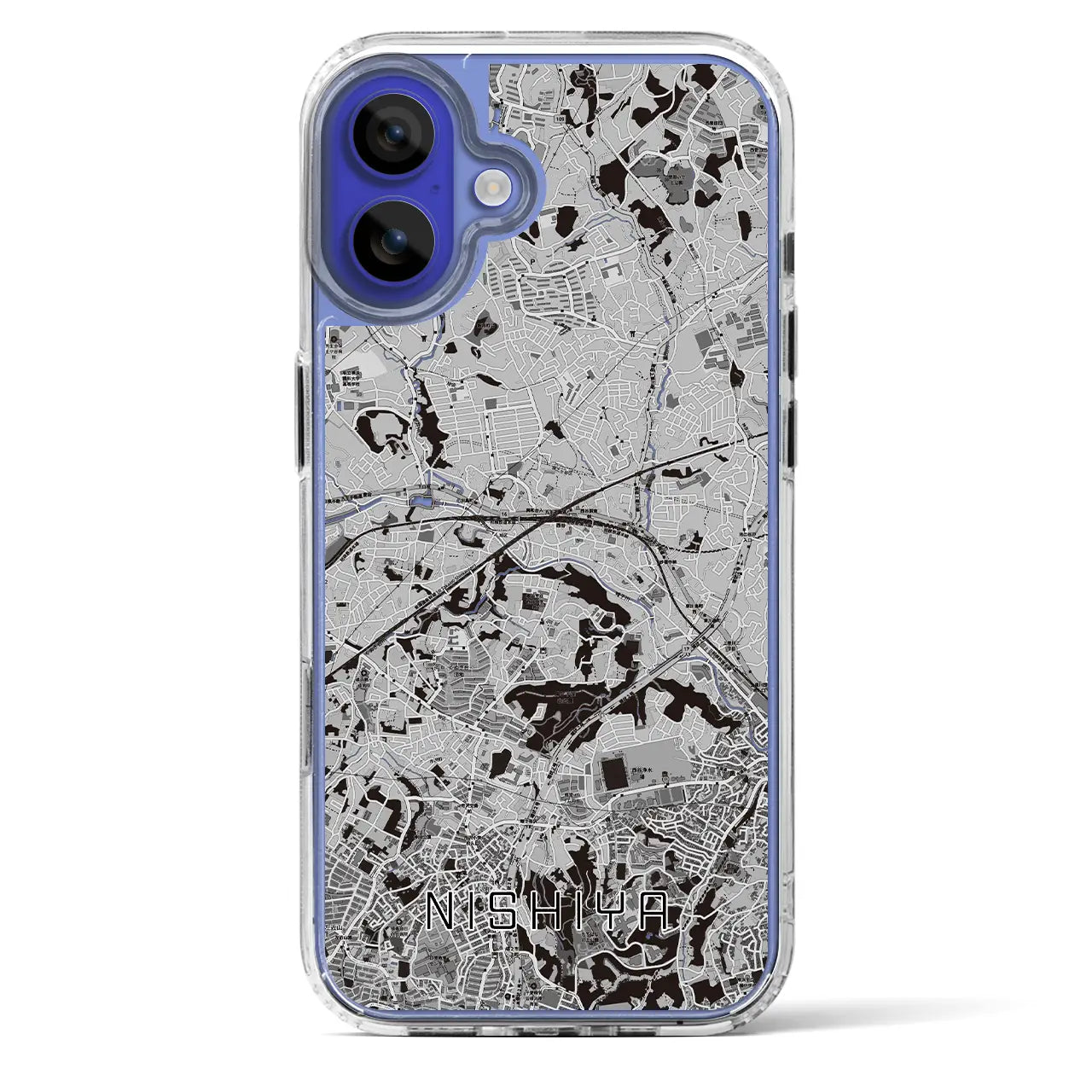 【西谷(神奈川県)】地図柄iPhoneケース(MagSafeタイプ)