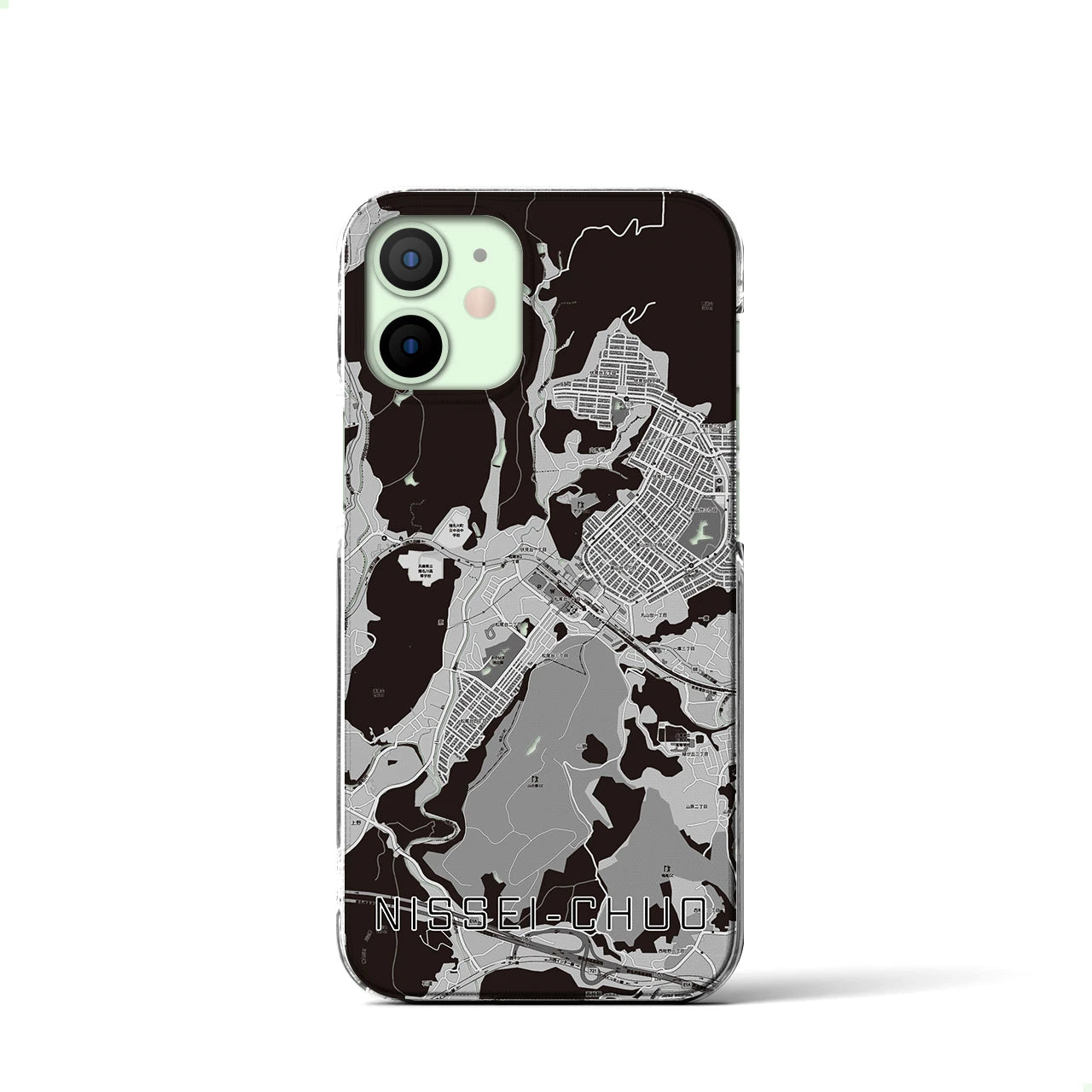 【日生中央(兵庫県)】地図柄iPhoneケース(クリアタイプ)