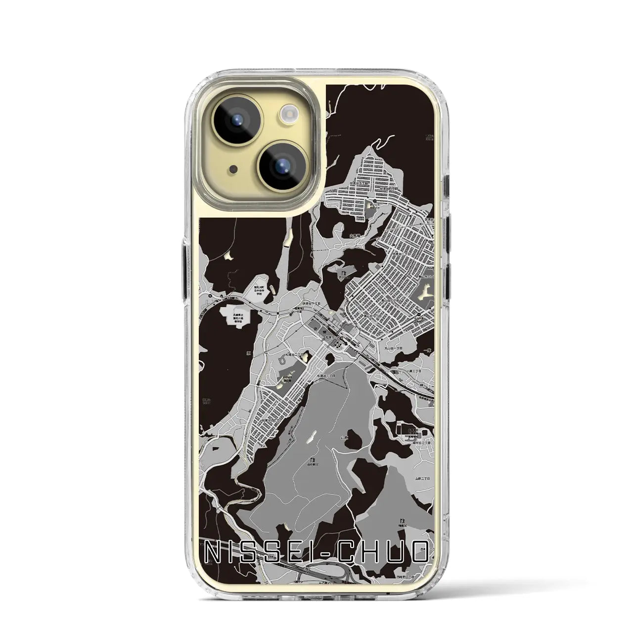 【日生中央(兵庫県)】地図柄iPhoneケース(MagSafeタイプ)