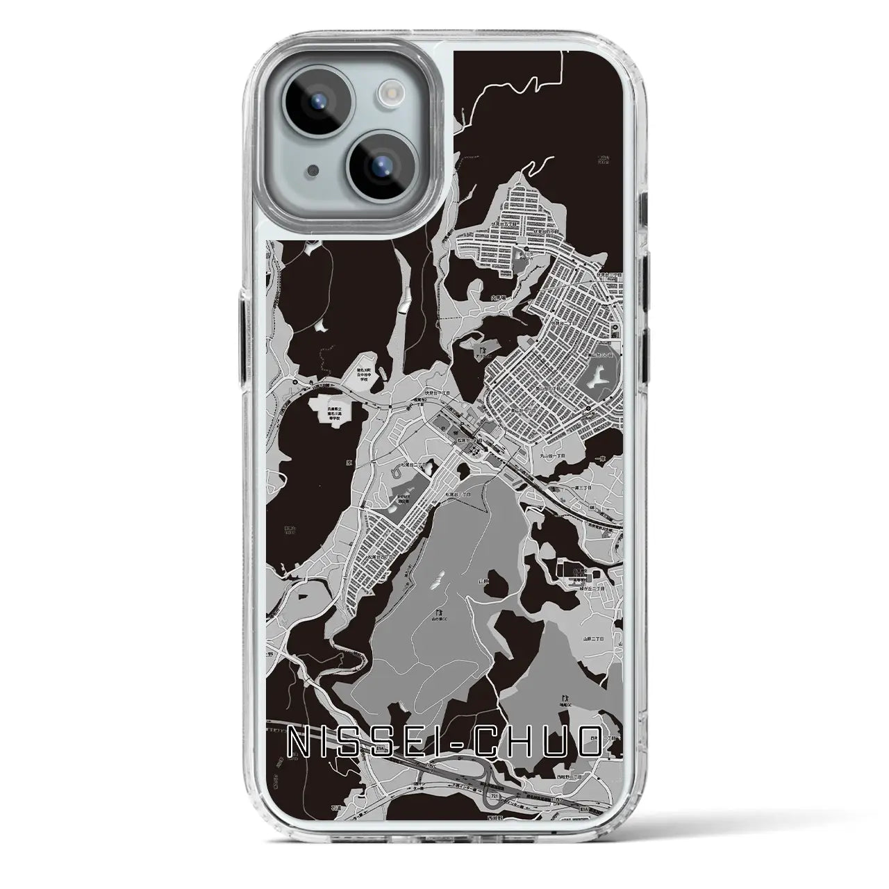 【日生中央(兵庫県)】地図柄iPhoneケース(MagSafeタイプ)