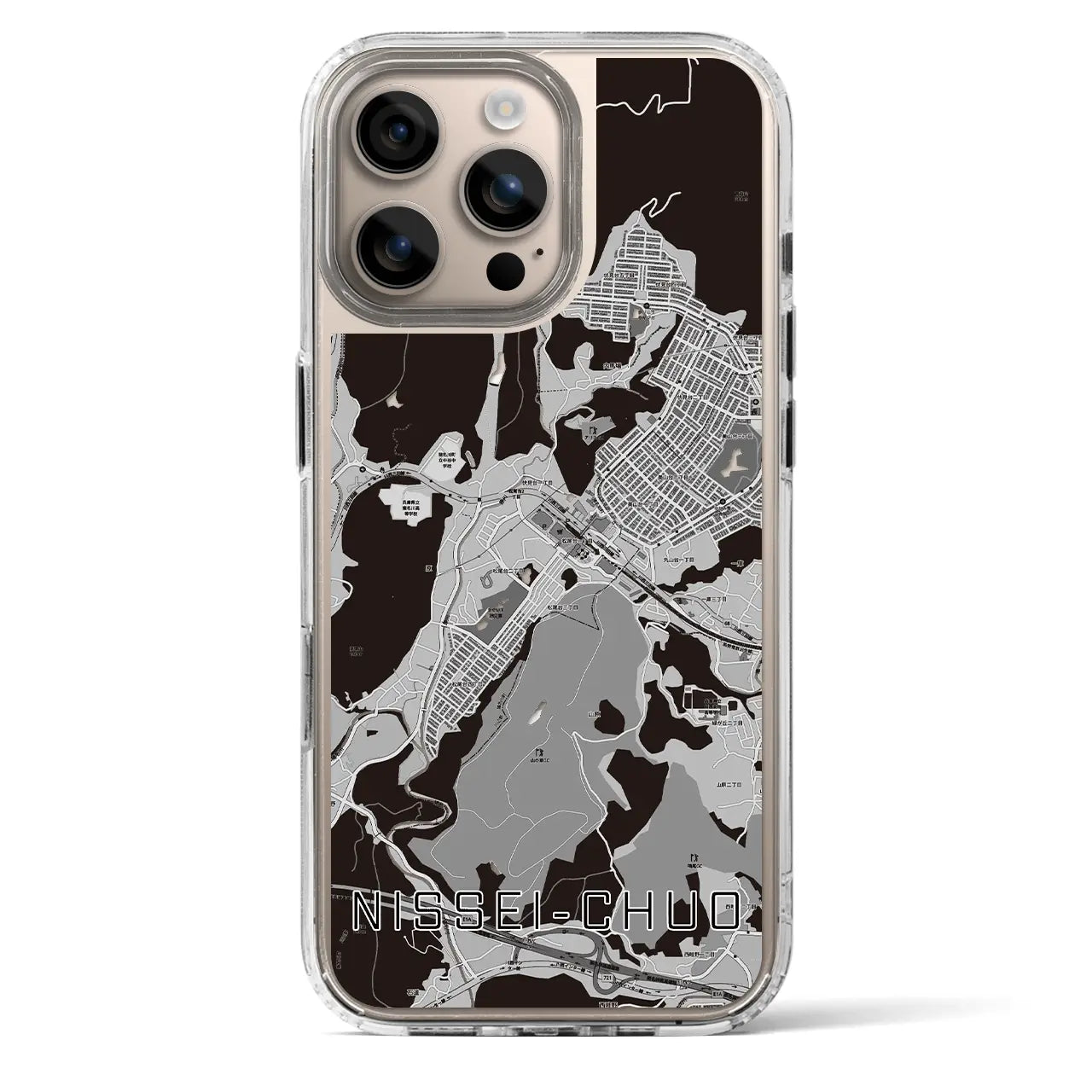 【日生中央(兵庫県)】地図柄iPhoneケース(MagSafeタイプ)