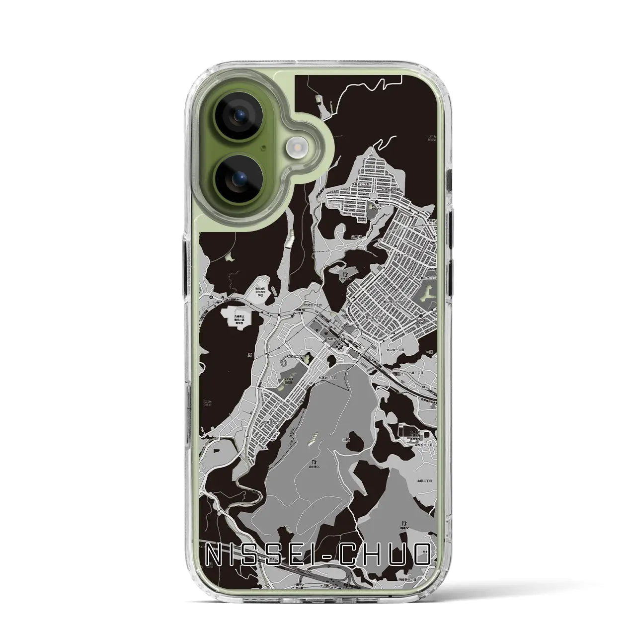 【日生中央(兵庫県)】地図柄iPhoneケース(MagSafeタイプ)