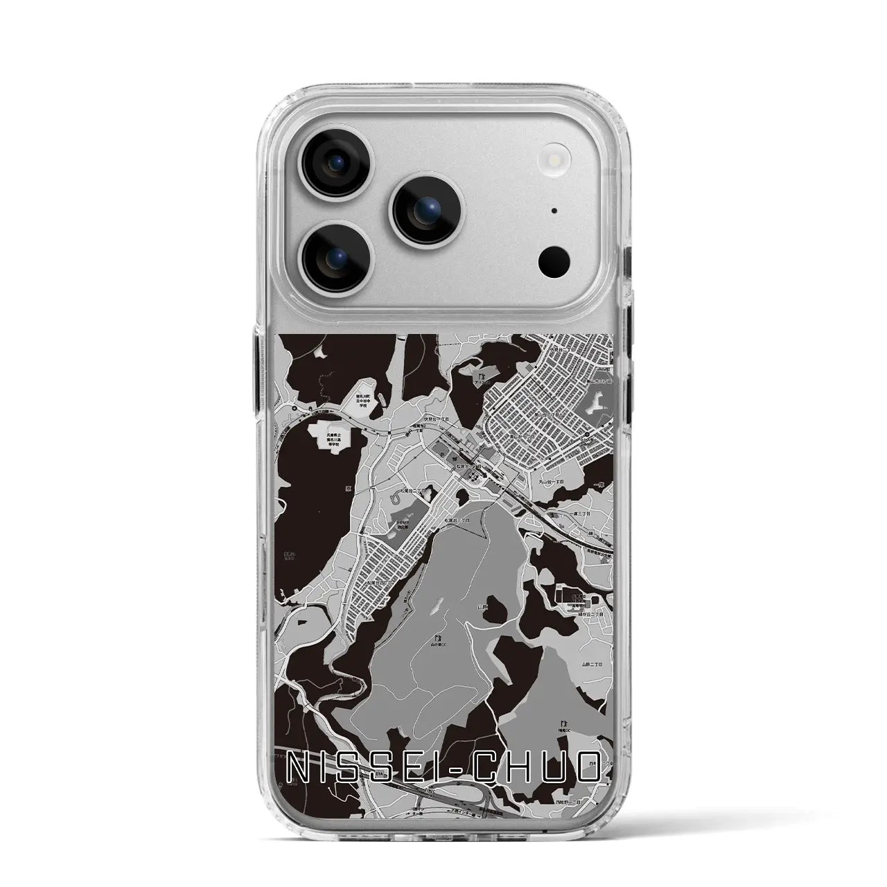 【日生中央(兵庫県)】地図柄iPhoneケース(MagSafeタイプ)