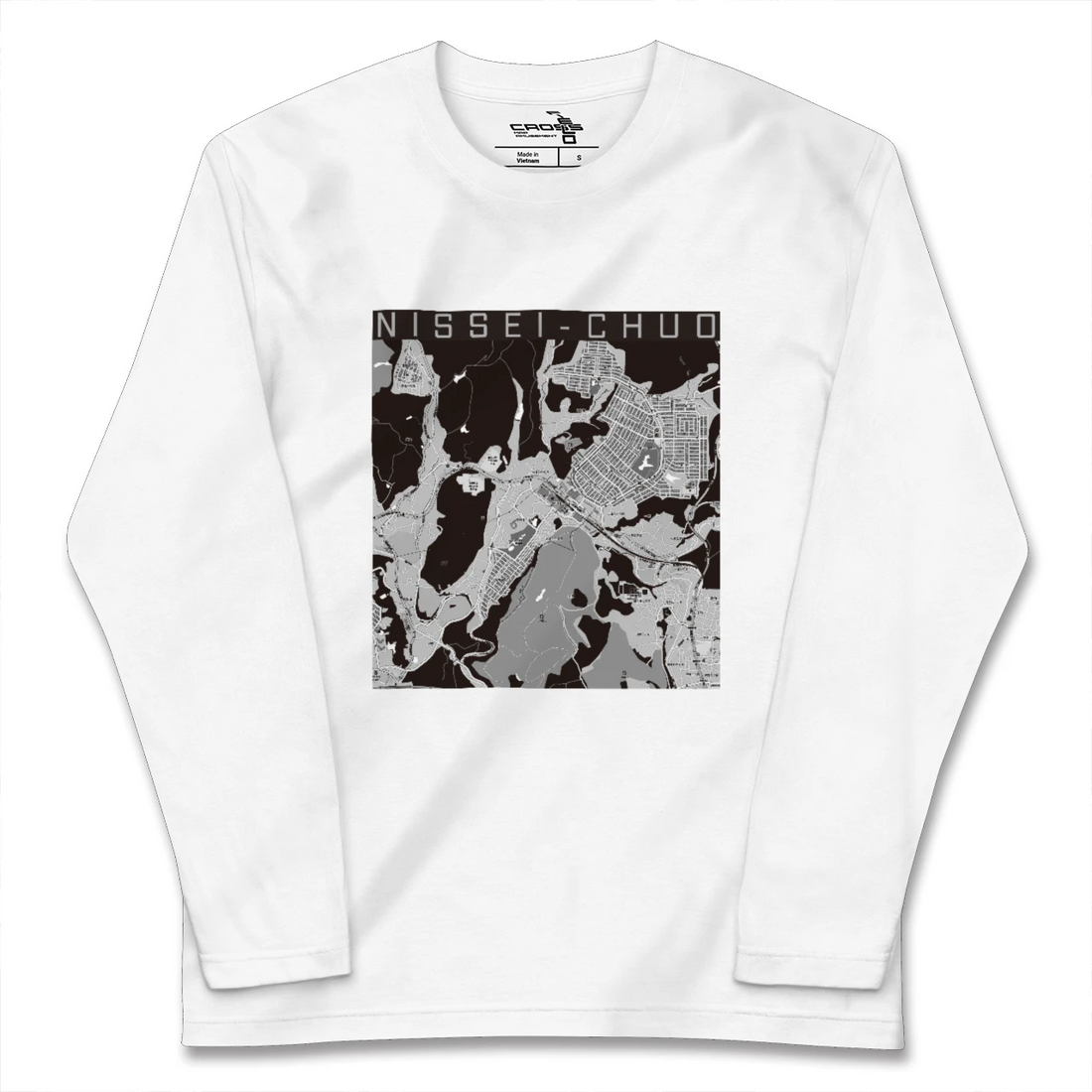 【日生中央(兵庫県)】地図柄ロングスリーブTシャツ