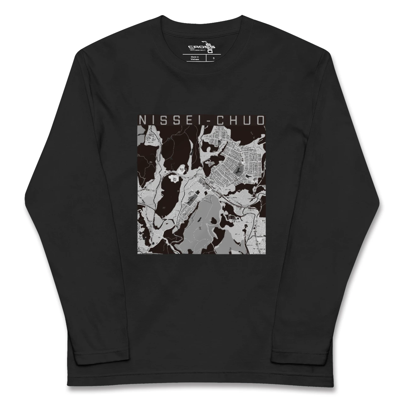 【日生中央(兵庫県)】地図柄ロングスリーブTシャツ