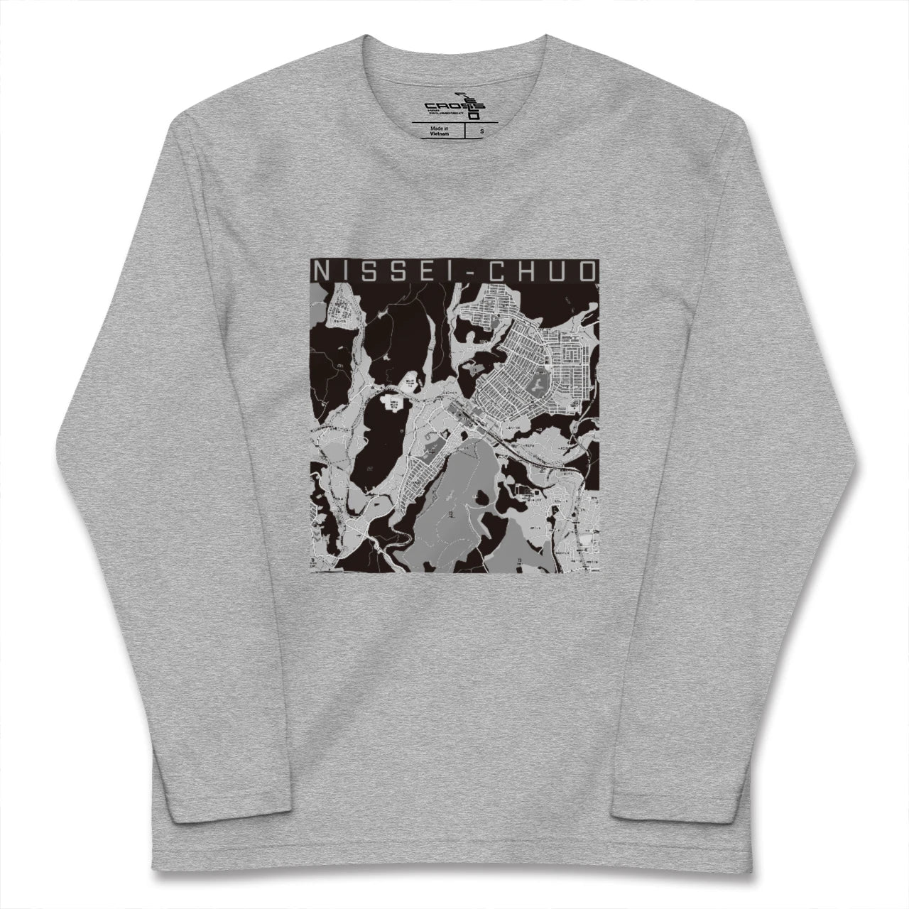 【日生中央(兵庫県)】地図柄ロングスリーブTシャツ