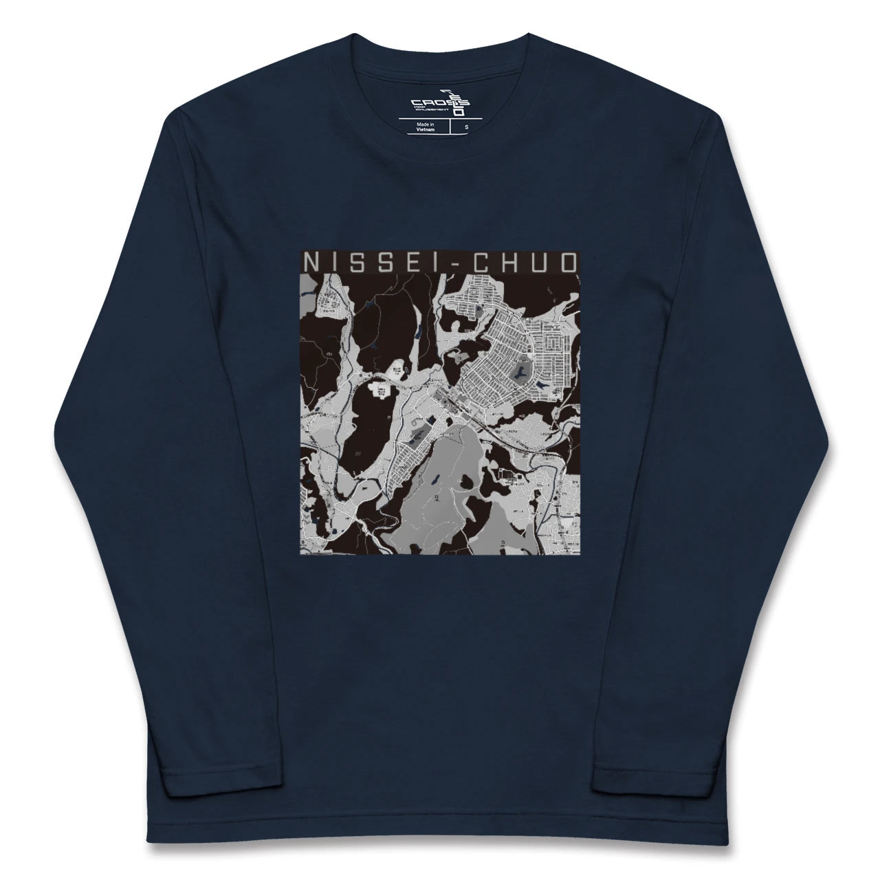 【日生中央(兵庫県)】地図柄ロングスリーブTシャツ