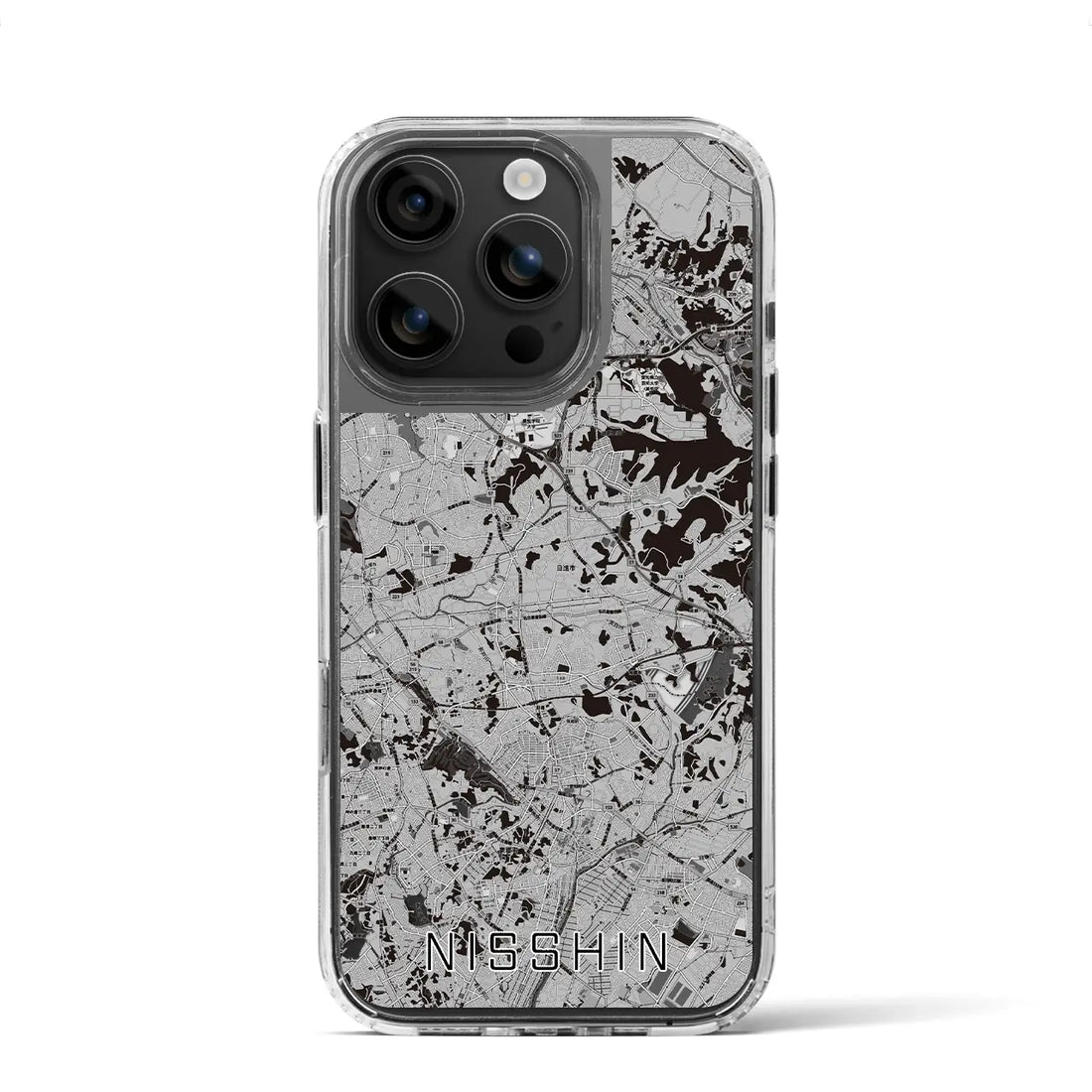 【日進(愛知県)】地図柄iPhoneケース(MagSafeタイプ)