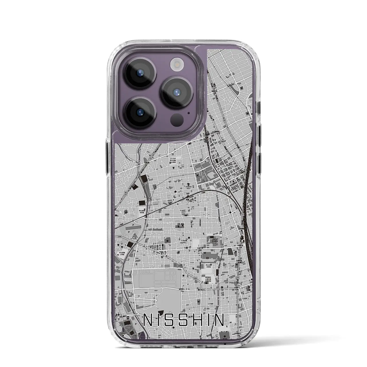 【日進(埼玉県)】地図柄iPhoneケース(MagSafeタイプ)