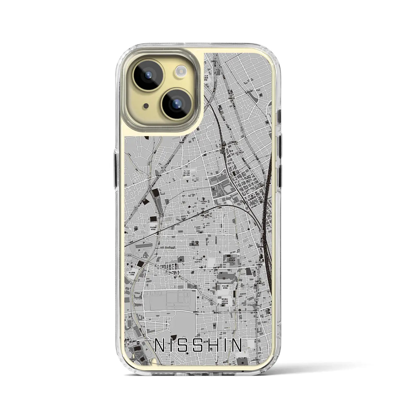 【日進(埼玉県)】地図柄iPhoneケース(MagSafeタイプ)