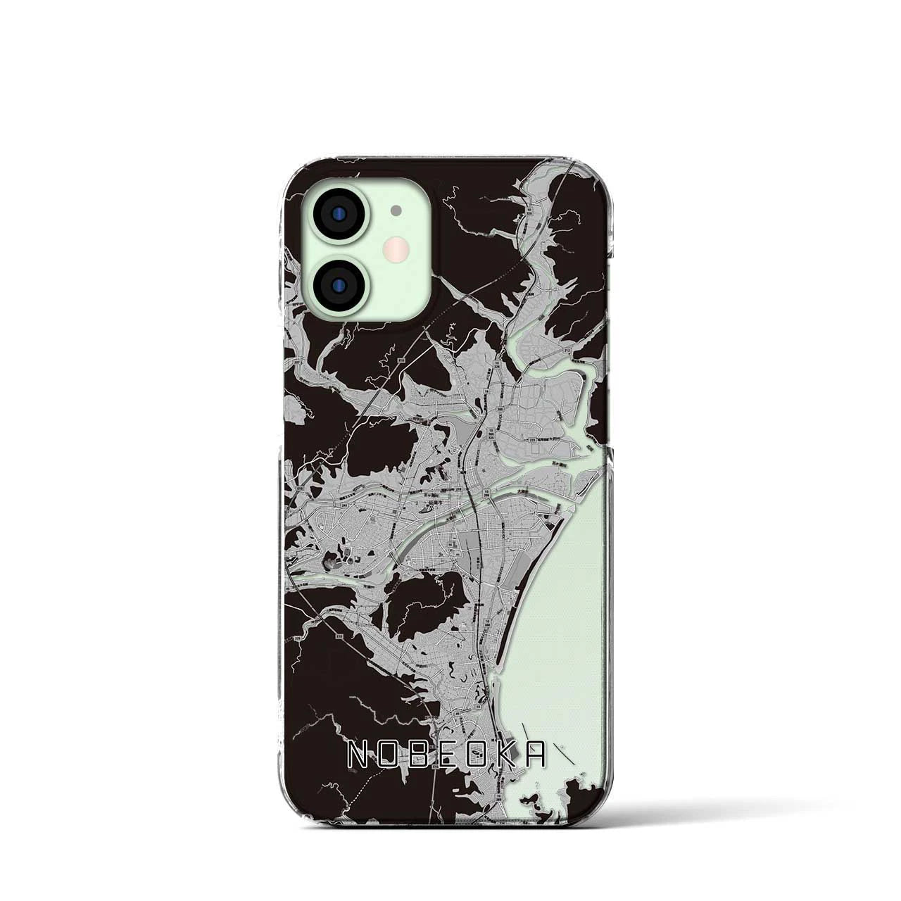 【延岡(宮崎県)】地図柄iPhoneケース(クリアタイプ)