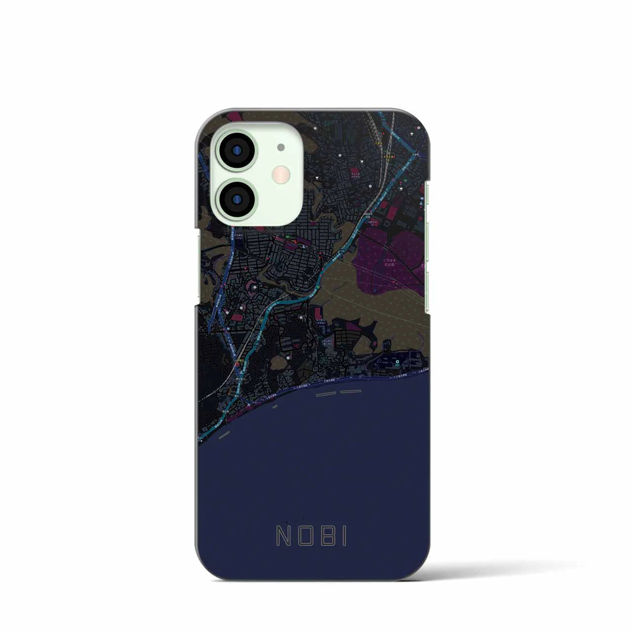 【野比(神奈川県)】地図柄iPhoneケース(バックカバータイプ)