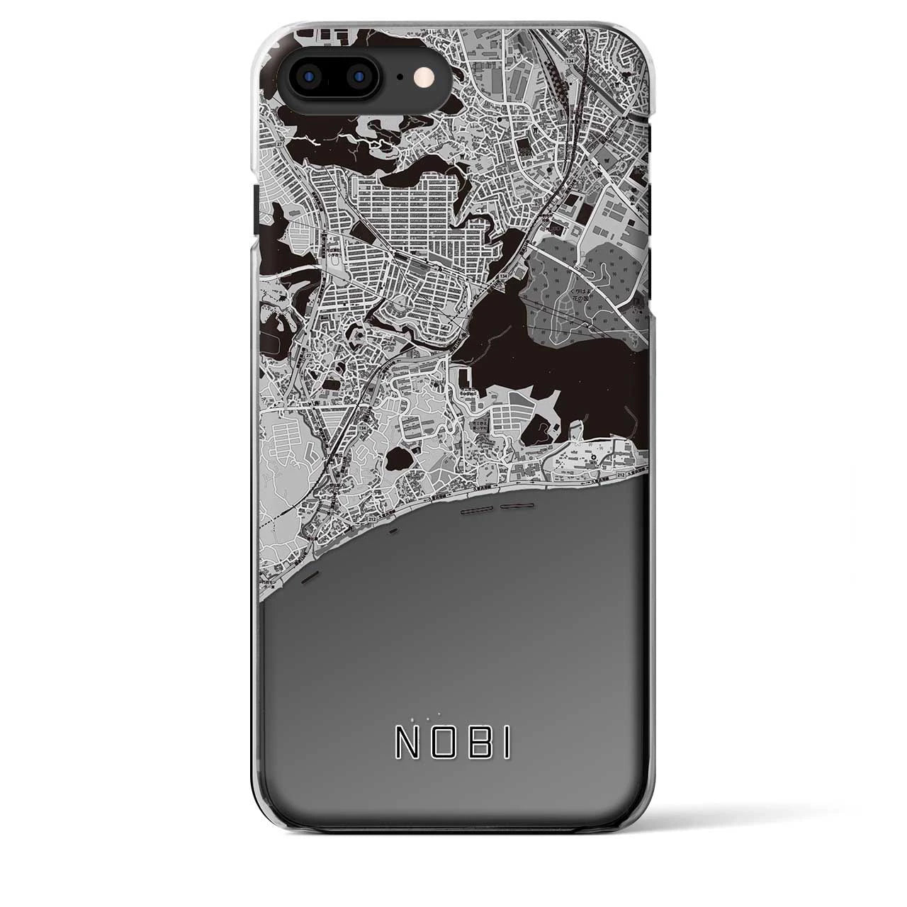 【野比(神奈川県)】地図柄iPhoneケース(クリアタイプ)