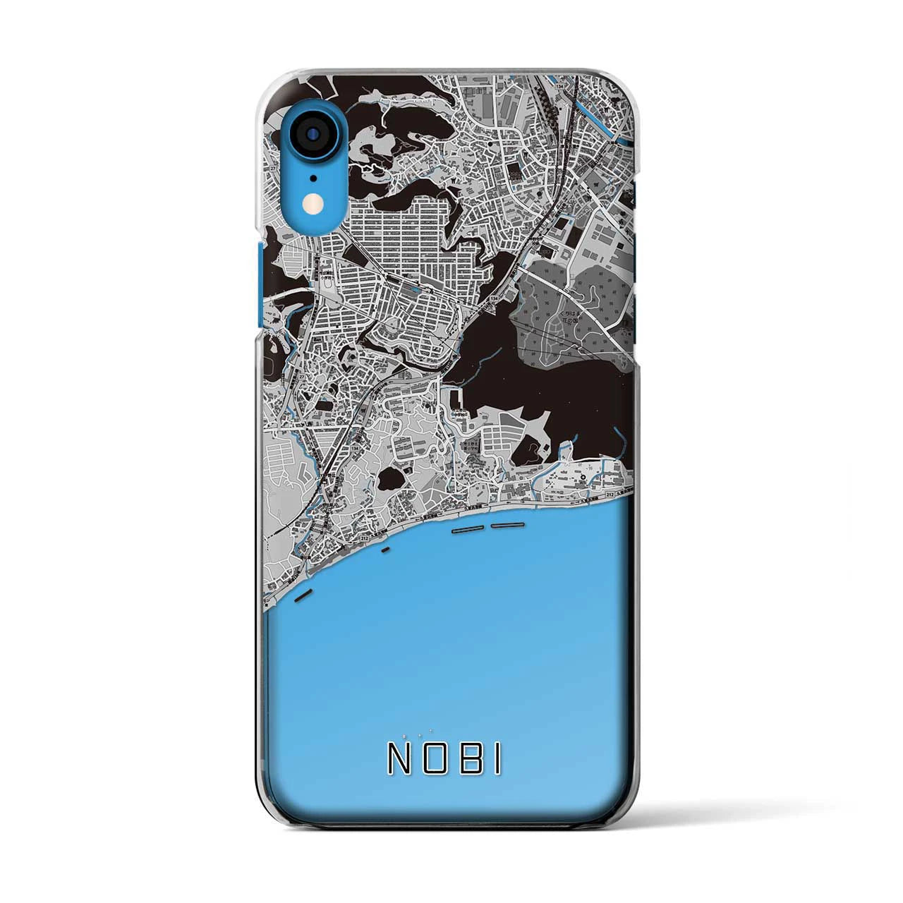 【野比(神奈川県)】地図柄iPhoneケース(クリアタイプ)