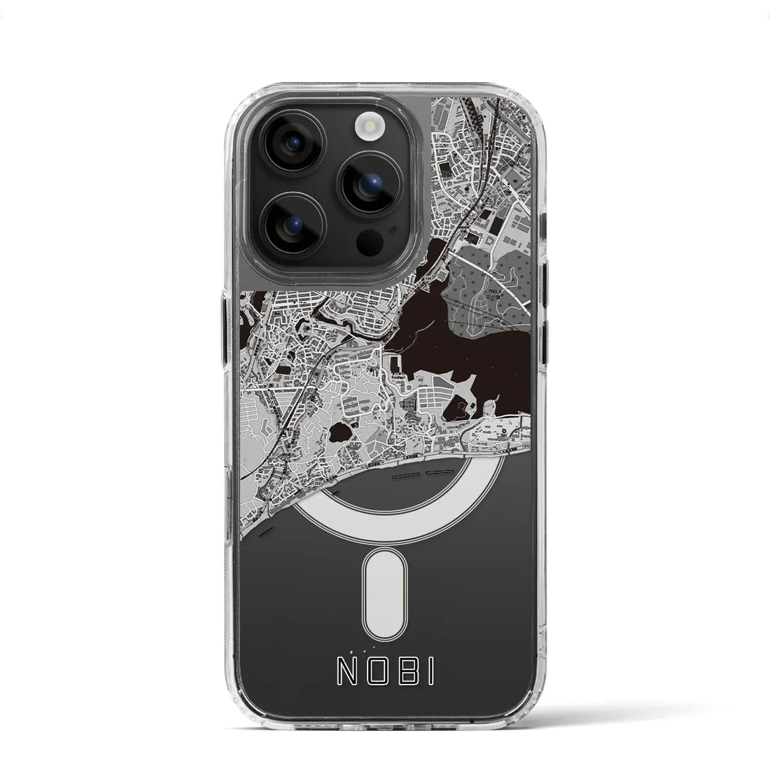 【野比(神奈川県)】地図柄iPhoneケース(MagSafeタイプ)