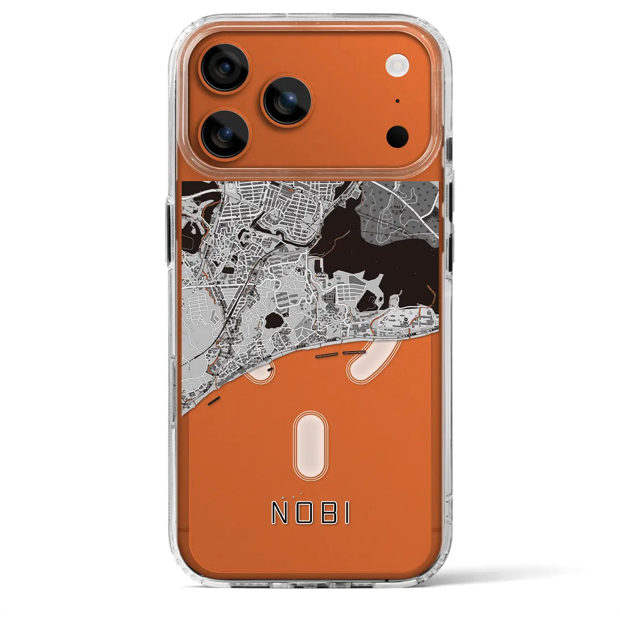 【野比(神奈川県)】地図柄iPhoneケース(MagSafeタイプ)