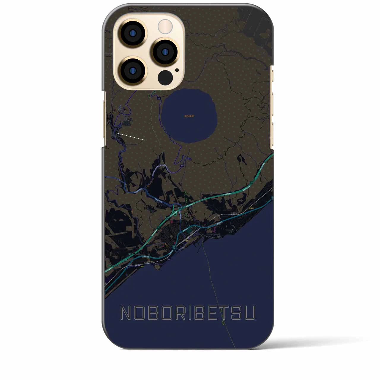 【登別(北海道)】地図柄iPhoneケース(バックカバータイプ)