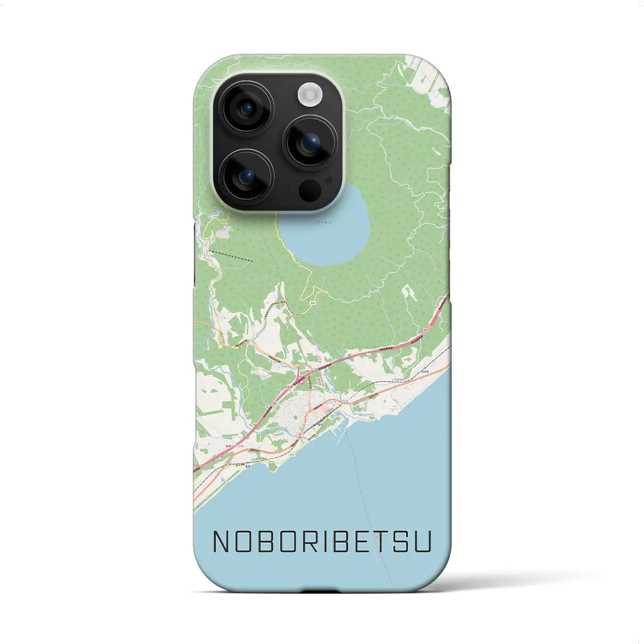 【登別(北海道)】地図柄iPhoneケース(バックカバータイプ)