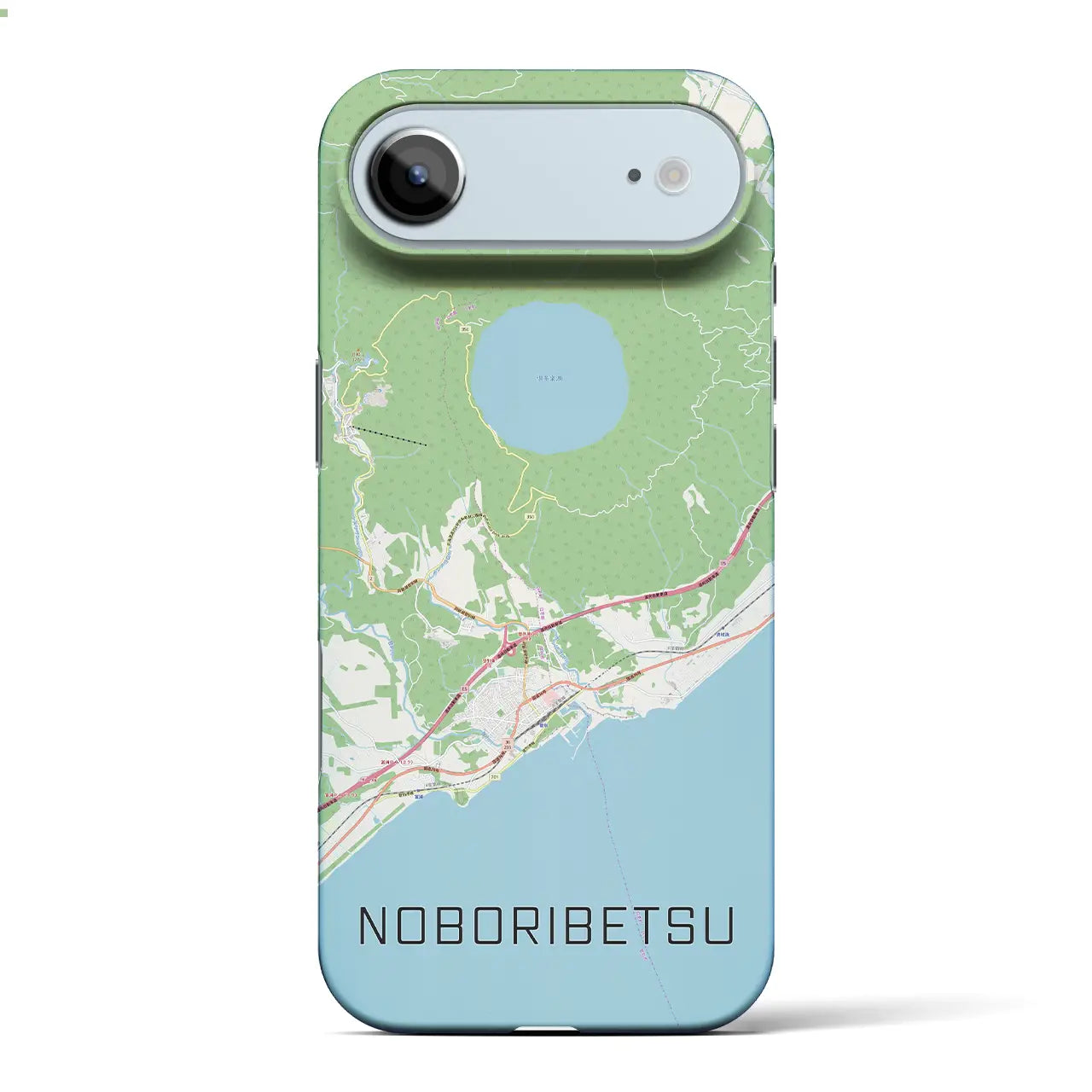 【登別(北海道)】地図柄iPhoneケース(バックカバータイプ)