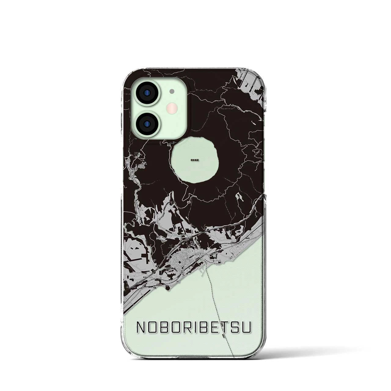 【登別(北海道)】地図柄iPhoneケース(クリアタイプ)