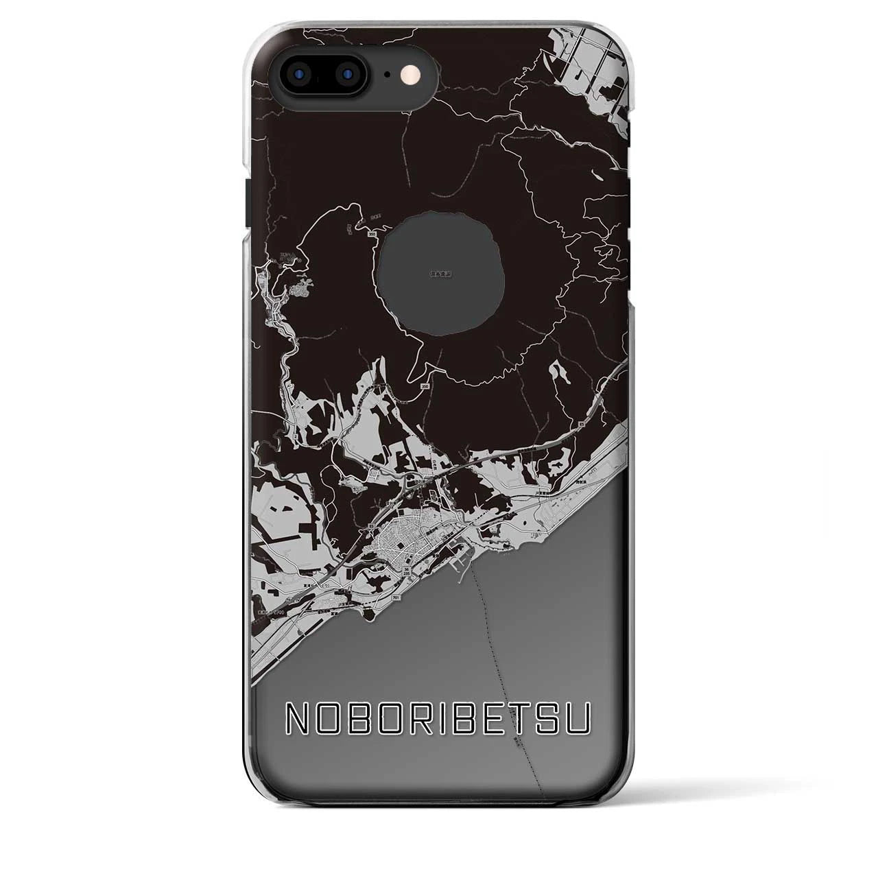 【登別(北海道)】地図柄iPhoneケース(クリアタイプ)