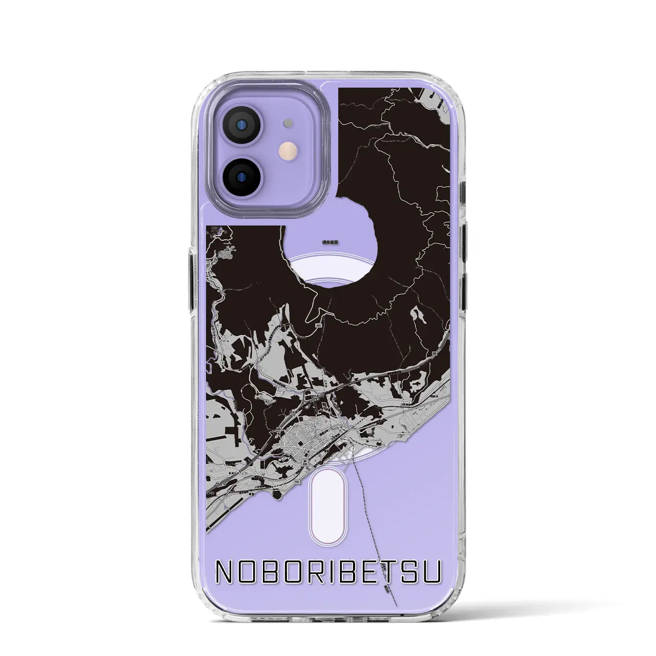 【登別(北海道)】地図柄iPhoneケース(MagSafeタイプ)