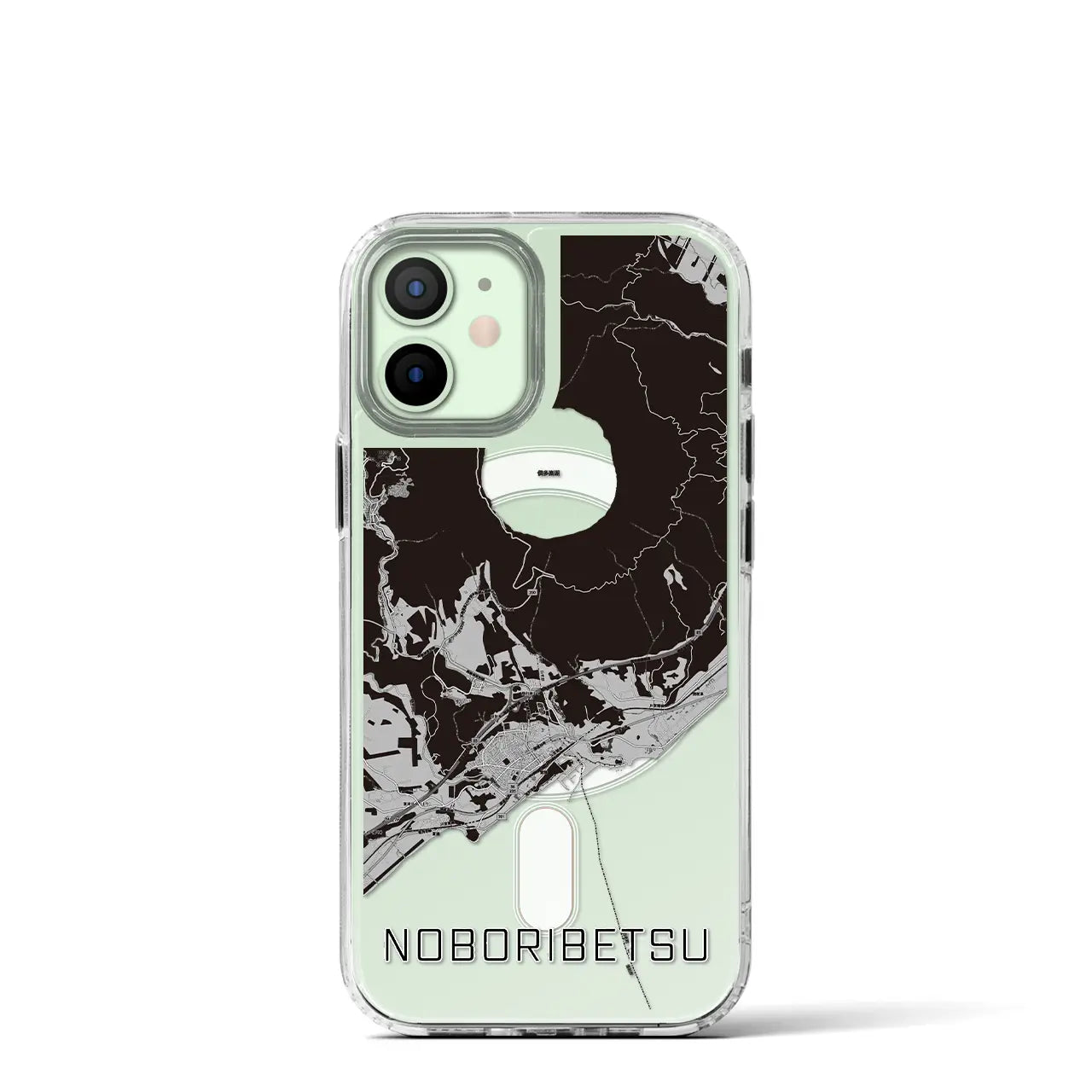 【登別(北海道)】地図柄iPhoneケース(MagSafeタイプ)