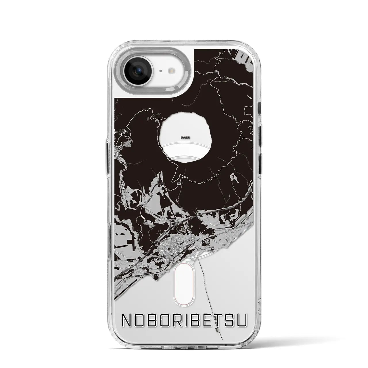 【登別(北海道)】地図柄iPhoneケース(MagSafeタイプ)